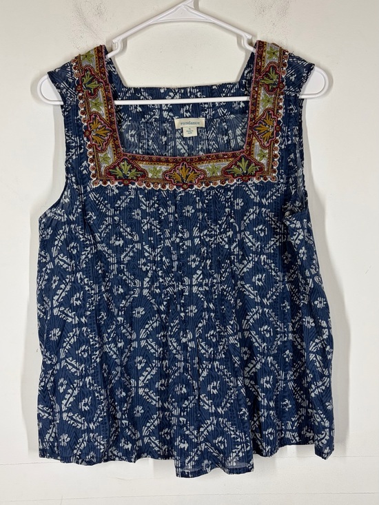 Sundance Tops - NWOT Sundance Square Neck Beaded Tank Top Size Small
